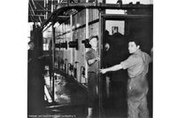 1970 - Arbeiter der Lederfabrik Wirz &amp; Kathrein