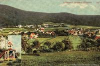 1905 - Luisentempel und Blick &uuml;ber Lorsbach