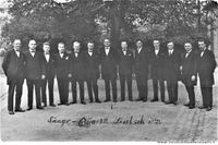 1925 - S&auml;nger-Quartett Lorsbach auf dem Zimmerplatz