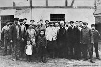 1925 - Belegschaft der Lederfabrik R&uuml;hl &amp; Reichleser