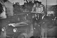 1935 - Opel P4 in der heutige Stra&szlig;e Alt Lorsbach